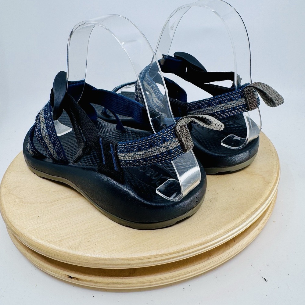 Chaco Z/2 Sandals Youth 3 Blue Water Sport Hiking Trail Shoes Boys Girls - Picture 6 of 9